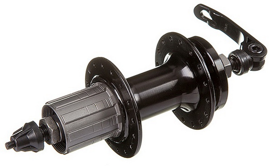 Купить Втулка задняя (32H/QR/disk/135mm), промподшип., черная