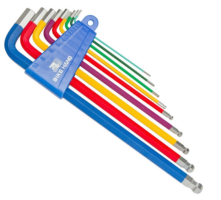 Купить Ключи шестигранные в наборе BIKE HAND YC-623-9C
