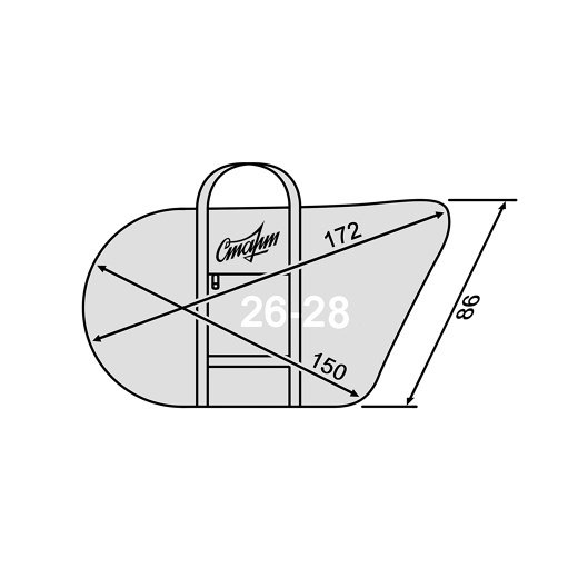 Купить Чехол для переноски велосипеда Старт 26-28