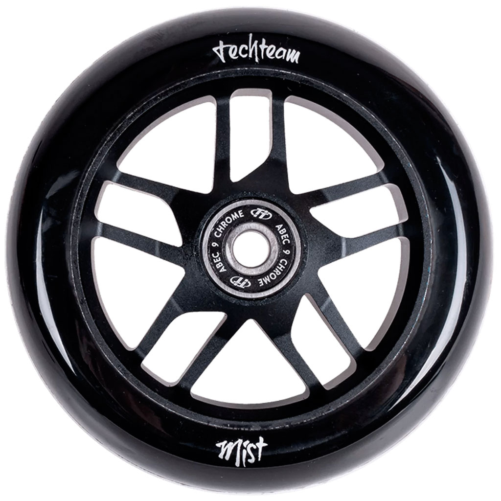 Купить Колесо для самоката TECH TEAM Mist 110 мм черный/зеленый