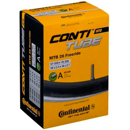 Купить Камера CONTINENTAL MTB Freeride 26 дюймов x2.3-2.7 дюймов , автониппель 40 мм