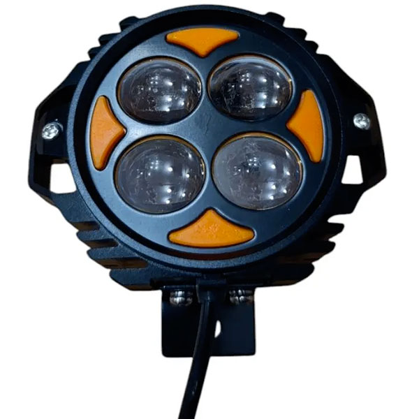 Купить Фара Филлин, 4 диода, металлический корпус с гудком, 60V