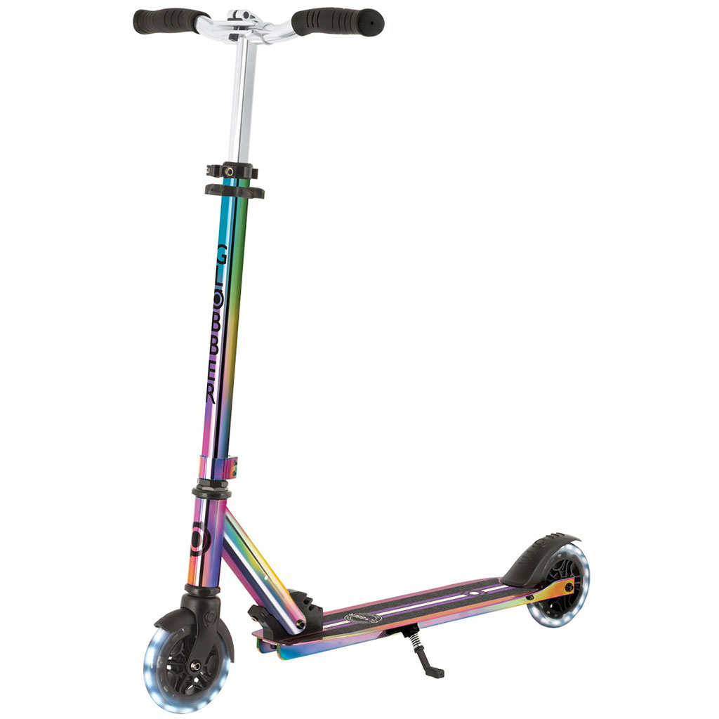 Купить Самокат GLOBBER Flow Element Lights, неохром