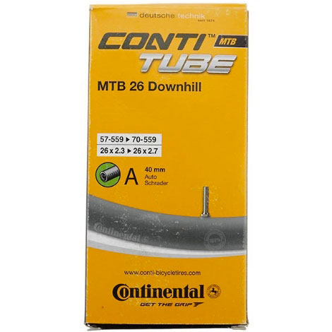 Купить Камера CONTINENTAL MTB Downhill 26 дюймов x2.5-2.8 дюймов  автониппель 40 мм