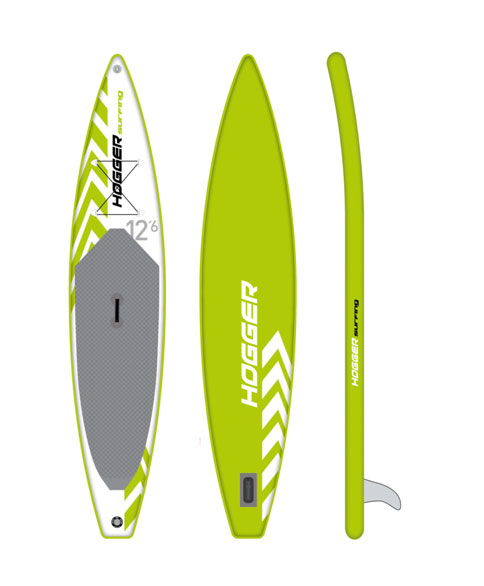 Купить SUP-доска HOGGER Surfing Green 12'6 дюймов 