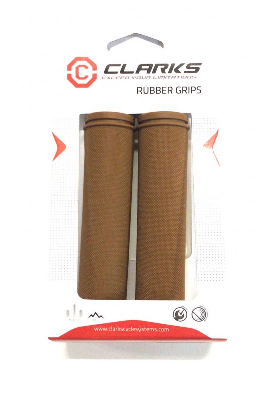 Купить Ручки CLARK`S С98-130 на руль резиновые 130мм коричневые