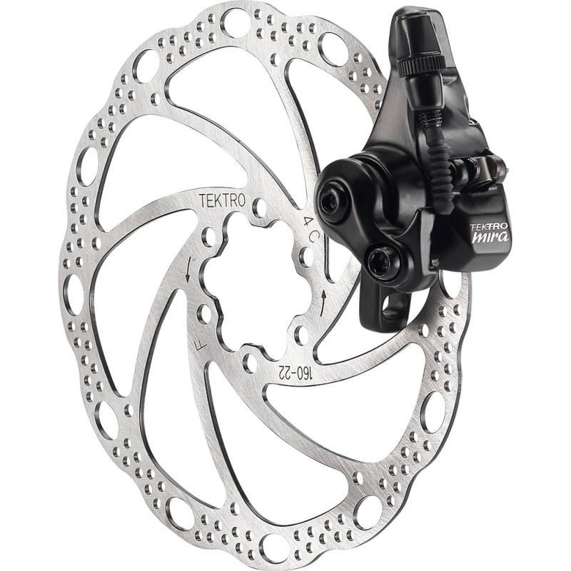 Купить Тормоз дисковой механический TEKTRO MD-C400 MIRA, задний, с ротором 160 мм, для шосс./гревела