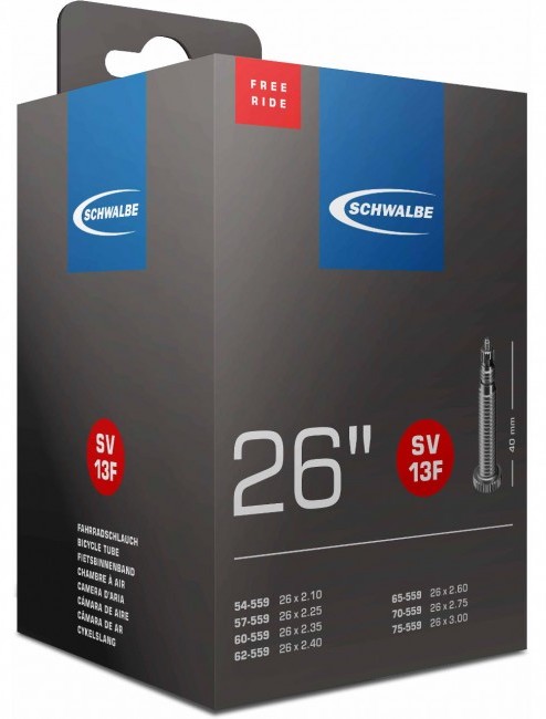 Купить Камера. 26 дюймов  спорт SV13F FREERIDE (54/) IB 40mm. SCHWALBE