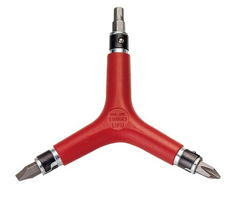 Купить Ключ Y-образный ICETOOLZ 74A1, 6 в 1, шестигранники 3х4х5х6мм + отвертки