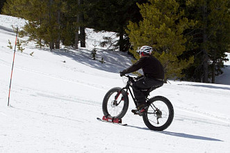 Велолыжа для зимнего катания